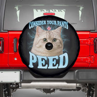 Funny Cat Spare Tire Cover Consider Your Pants Peed Meme Saying - Wonder Print Shop