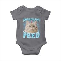 Funny Cat Baby Onesie Consider Your Pants Peed Meme Saying - Wonder Print Shop