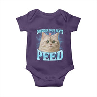 Funny Cat Baby Onesie Consider Your Pants Peed Meme Saying - Wonder Print Shop