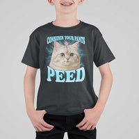 Funny Cat T Shirt For Kid Consider Your Pants Peed Meme Saying - Wonder Print Shop
