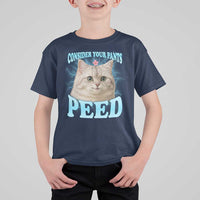 Funny Cat T Shirt For Kid Consider Your Pants Peed Meme Saying - Wonder Print Shop
