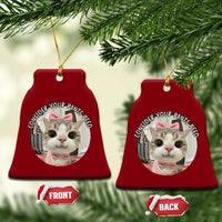 Consider Your Pants Peed Ceramic Ornament Funny Cat Meme Saying - Wonder Print Shop