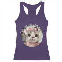 Consider Your Pants Peed Racerback Tank Top Funny Cat Meme Saying - Wonder Print Shop