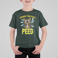 Funny Cat Lover T Shirt For Kid Consider Your Pants Peed Quote - Wonder Print Shop
