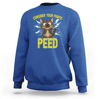Funny Cat Lover Sweatshirt Consider Your Pants Peed Quote - Wonder Print Shop