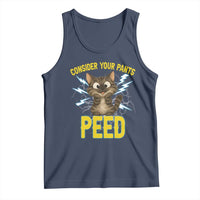 Funny Cat Lover Tank Top Consider Your Pants Peed Quote - Wonder Print Shop