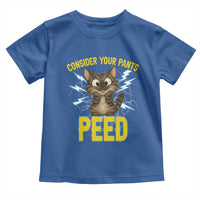 Funny Cat Lover Toddler T Shirt Consider Your Pants Peed Quote - Wonder Print Shop