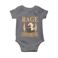 Cute Cat Baby Onesie Rage Is Consuming Me - Wonder Print Shop