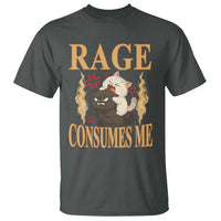 Cute Cat T Shirt Rage Is Consuming Me - Wonder Print Shop