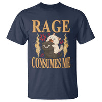 Cute Cat T Shirt Rage Is Consuming Me - Wonder Print Shop