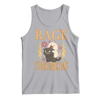 Cute Cat Tank Top Rage Is Consuming Me - Wonder Print Shop