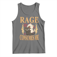 Cute Cat Tank Top Rage Is Consuming Me - Wonder Print Shop