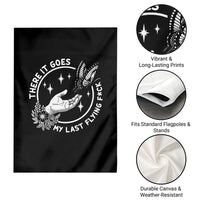 There It Goes My Last Flying F*ck Garden Flag Funny Women Quote - Wonder Print Shop