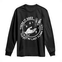 There It Goes My Last Flying F*ck Long Sleeve Shirt Funny Women Quote - Wonder Print Shop