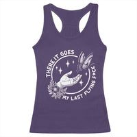 There It Goes My Last Flying F*ck Racerback Tank Top Funny Women Quote - Wonder Print Shop