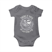 There It Goes My Last Flying F*ck Baby Onesie Funny Skeleton Quote - Wonder Print Shop