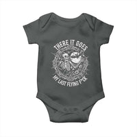 There It Goes My Last Flying F*ck Baby Onesie Funny Skeleton Quote - Wonder Print Shop