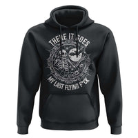 There It Goes My Last Flying F*ck Hoodie Funny Skeleton Quote - Wonder Print Shop
