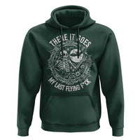 There It Goes My Last Flying F*ck Hoodie Funny Skeleton Quote - Wonder Print Shop