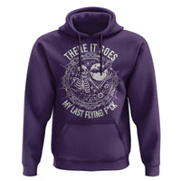 There It Goes My Last Flying F*ck Hoodie Funny Skeleton Quote - Wonder Print Shop