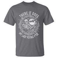 There It Goes My Last Flying F*ck T Shirt Funny Skeleton Quote - Wonder Print Shop