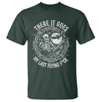 There It Goes My Last Flying F*ck T Shirt Funny Skeleton Quote - Wonder Print Shop