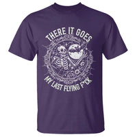There It Goes My Last Flying F*ck T Shirt Funny Skeleton Quote - Wonder Print Shop