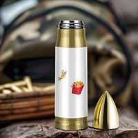 Funny French Fry Jumping Into Fries Box Bullet Tumbler Fast Food Lover