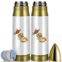 Funny Burger Ingredients Flying Into Bun Bullet Tumbler Fast Food Lover Gift