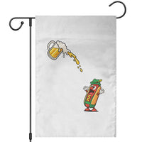 Funny Sausage Waiting For Beer Garden Flag Oktoberfest Gift