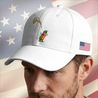 Funny Sausage Waiting For Beer Baseball Cap Oktoberfest Gift