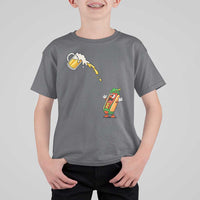 Funny Sausage Waiting For Beer T Shirt For Kid Oktoberfest Gift