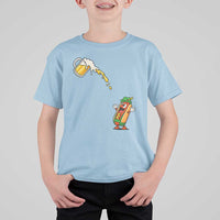 Funny Sausage Waiting For Beer T Shirt For Kid Oktoberfest Gift