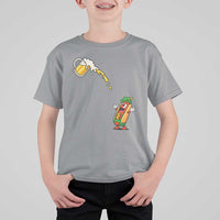 Funny Sausage Waiting For Beer T Shirt For Kid Oktoberfest Gift