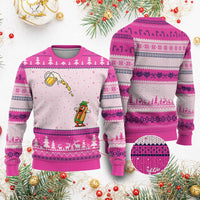 Funny Sausage Waiting For Beer Ugly Christmas Sweater Oktoberfest Gift