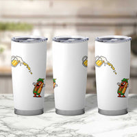 Funny Sausage Waiting For Beer Tumbler Cup Oktoberfest Gift