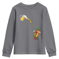 Funny Sausage Waiting For Beer Youth Sweatshirt Oktoberfest Gift