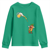 Funny Sausage Waiting For Beer Youth Sweatshirt Oktoberfest Gift