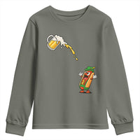 Funny Sausage Waiting For Beer Youth Sweatshirt Oktoberfest Gift