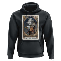 Sitting Bull Native American Chief Hoodie Vintage Tarot Card Illustration