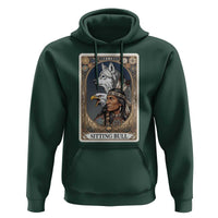 Sitting Bull Native American Chief Hoodie Vintage Tarot Card Illustration