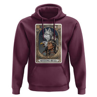Sitting Bull Native American Chief Hoodie Vintage Tarot Card Illustration