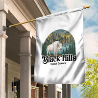 Black Hills South Dakota White Buffalo Garden Flag State Pride Gift