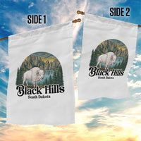 Black Hills South Dakota White Buffalo Garden Flag State Pride Gift