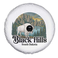 Black Hills South Dakota White Buffalo Spare Tire Cover State Pride Gift