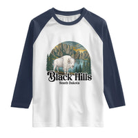 Black Hills South Dakota White Buffalo Raglan Shirt State Pride Gift