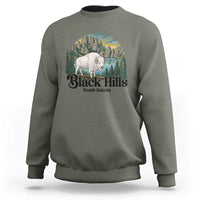 Black Hills South Dakota White Buffalo Sweatshirt State Pride Gift