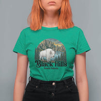 Black Hills South Dakota White Buffalo T Shirt For Women State Pride Gift