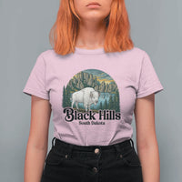 Black Hills South Dakota White Buffalo T Shirt For Women State Pride Gift