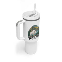 Black Hills South Dakota White Buffalo Tumbler With Handle State Pride Gift